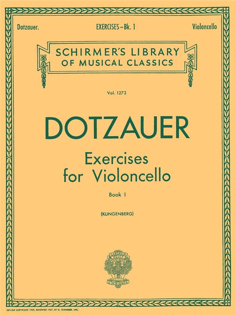 Exercises for Violoncello - Book 1